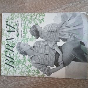 Vintage Bernat 0041 Jumbo Knits for the Whole Family 1954 Handicraft Knitting